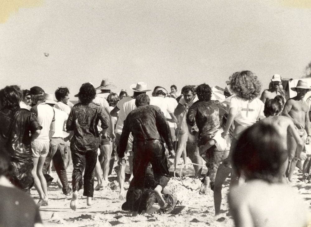 Bribie Island mock secession from the mainland on 12 October 1980