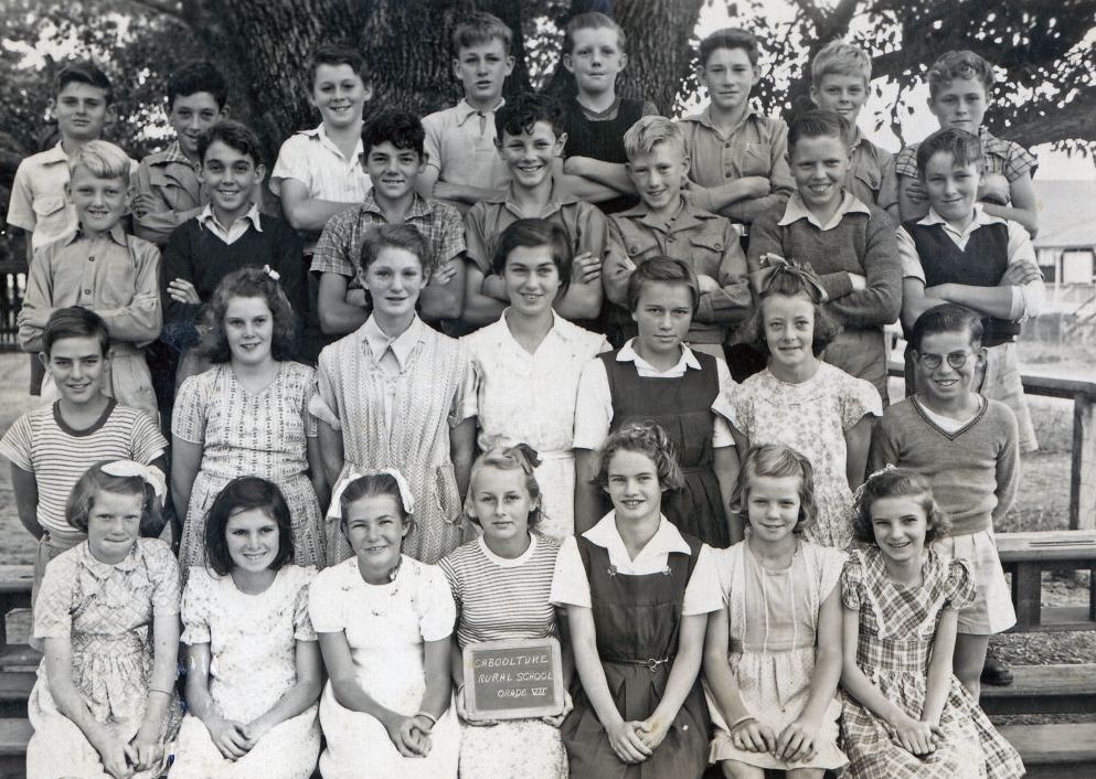 Grade VII at Caboolture Rural School in 1953
