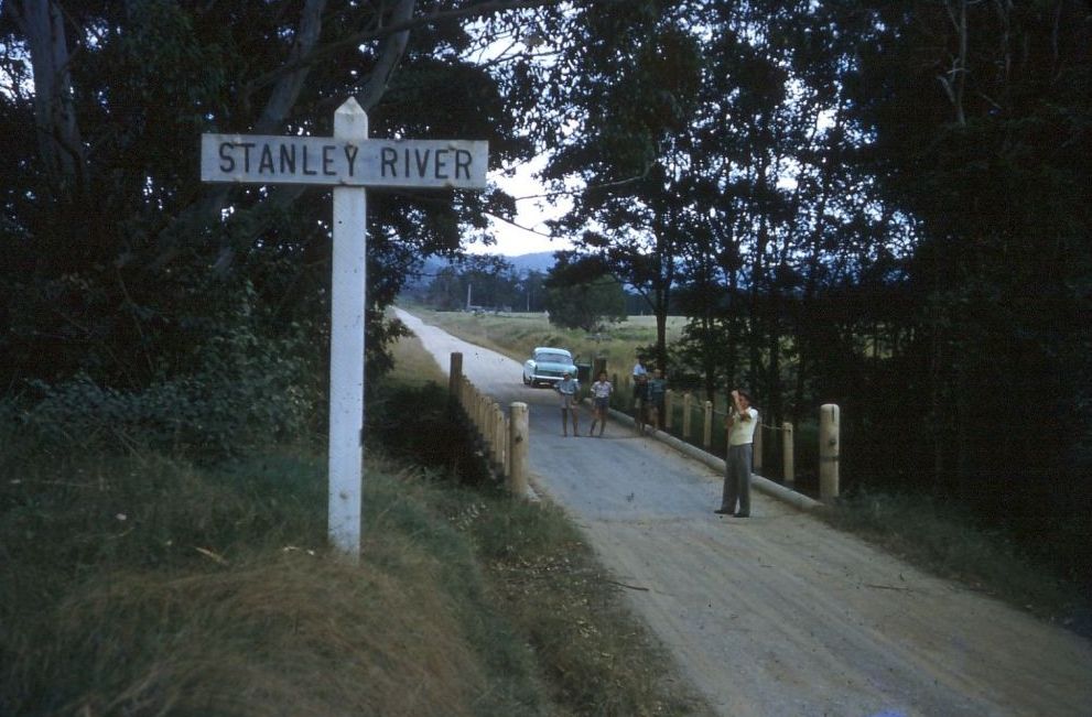 Stanley River Bridge near Woodford, ca. 1960