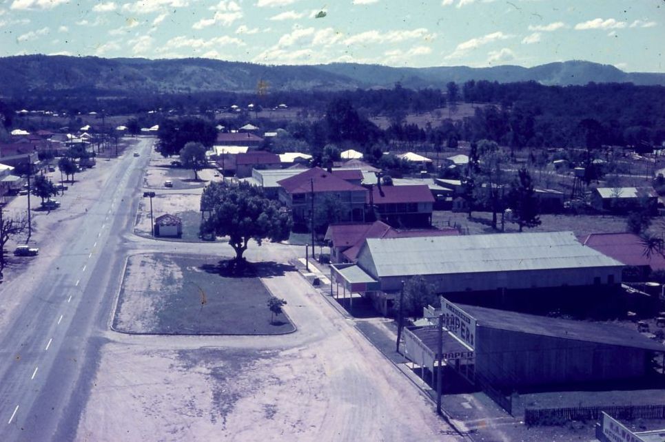 Woodford township from the water tower, ca. 1960