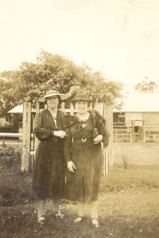 Margaret Pettet (senior) (left) and Sissy Kelly (right)