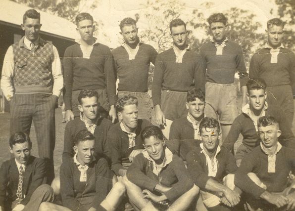 Caboolture Rugby League Team, ca. 1937-1938