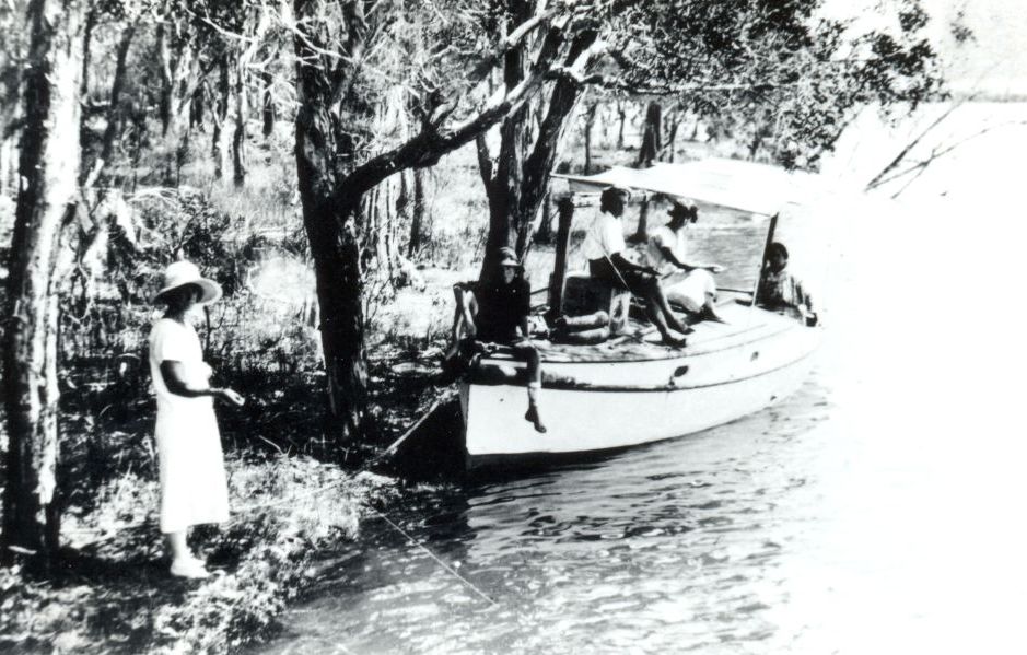 Fishing in Pumicestone Passage in 1922