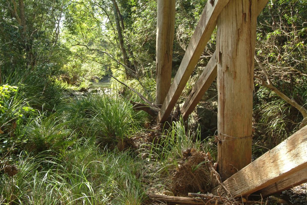 Gregor's Creek Bridge, prior to its demolition and replacement