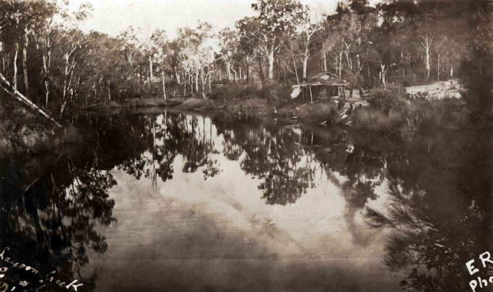 Lagoon Creek pump station site number 2 in 1911