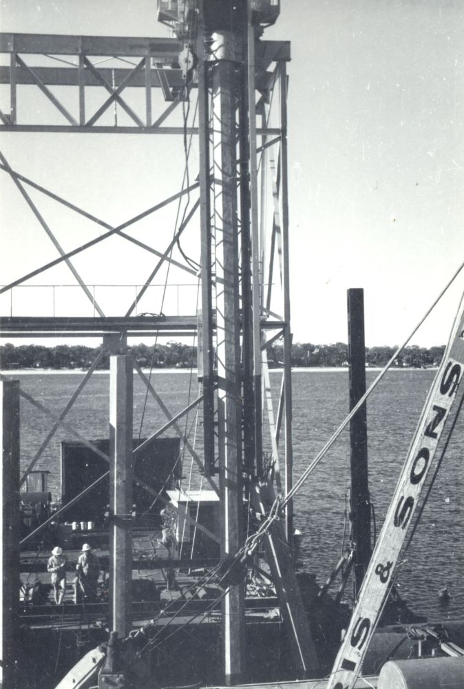 Construction of the Bribie Island Bridge