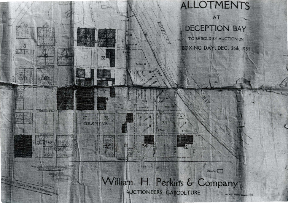1931 Subdivision Map of Deception Bay