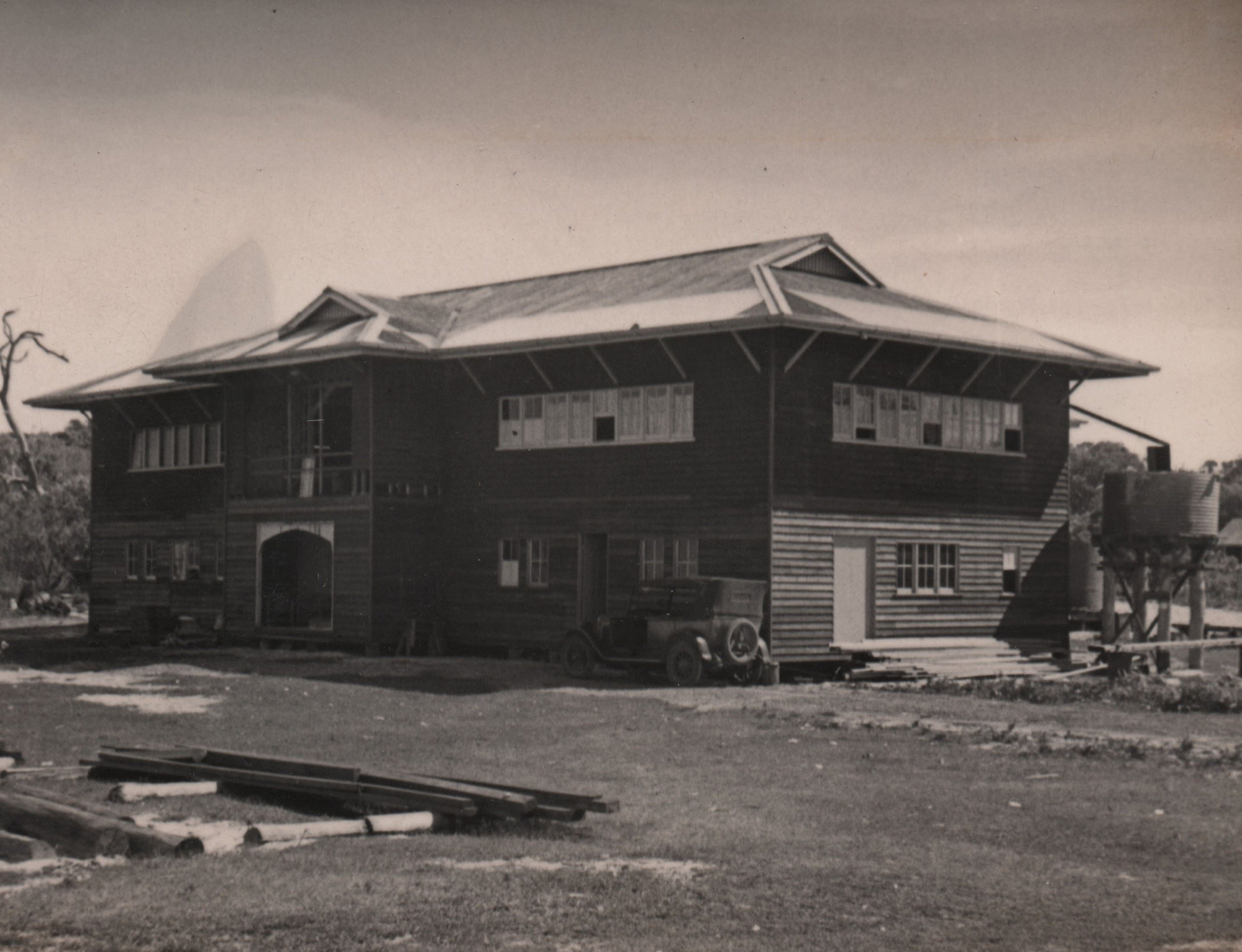 Ocean Beach Boarding House under construction