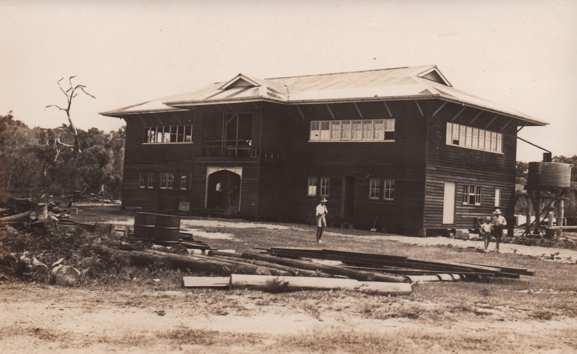 Ocean Beach Boarding House under construction 