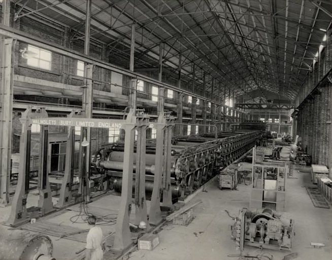 Photo 4 Walmsleys Machine being installed