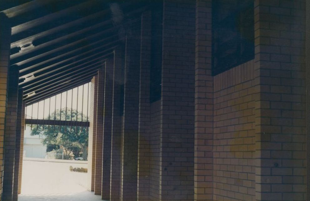 Outside the Sacred Heart Church