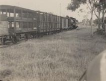 First train on Mill siding