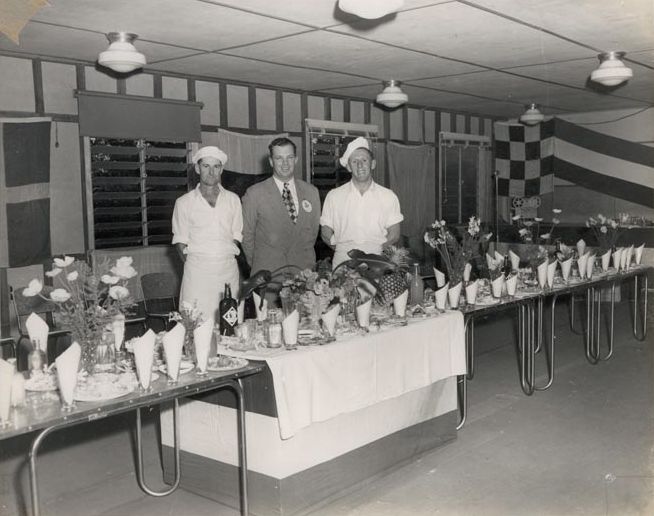 Table prepared for a party