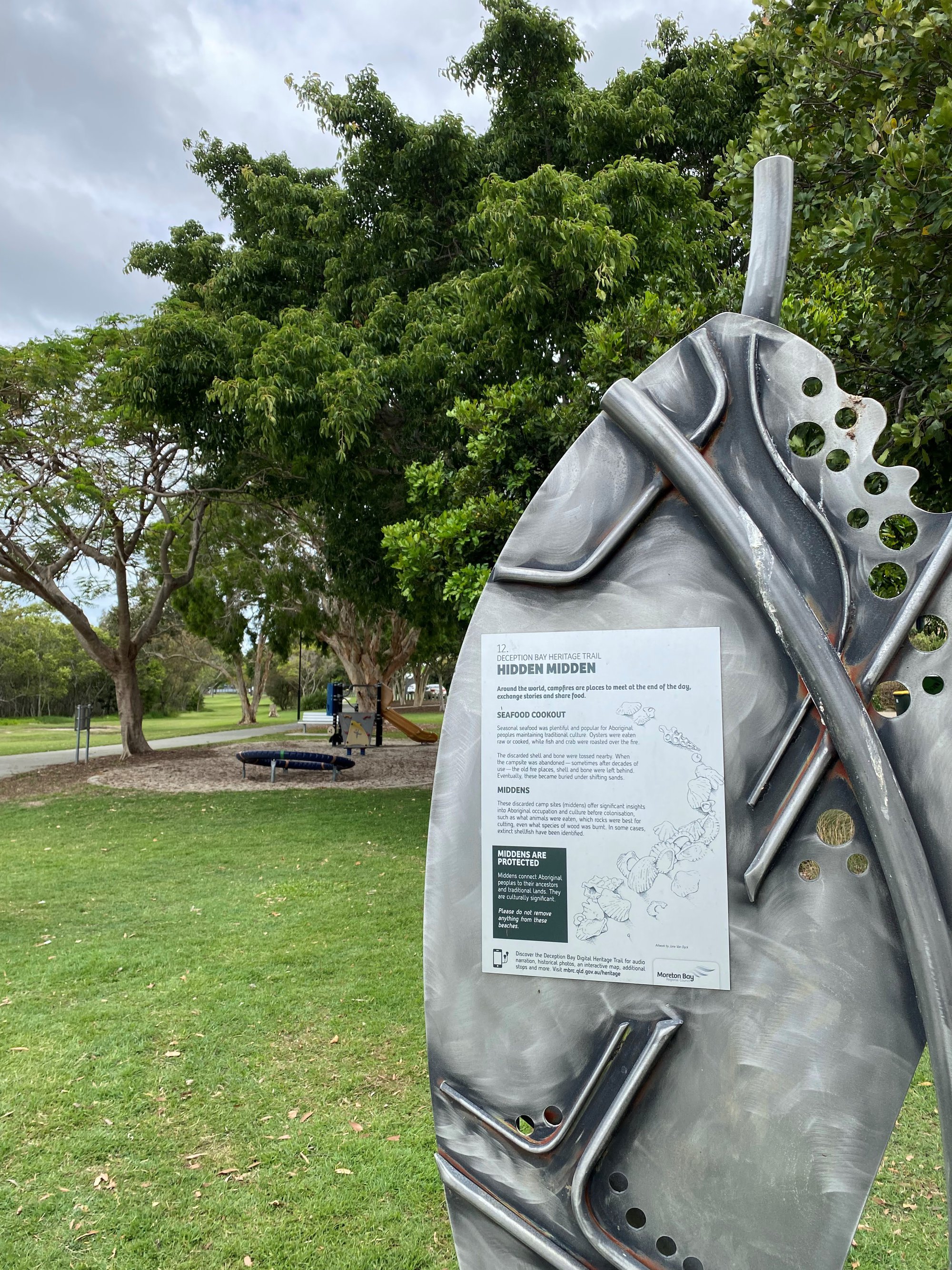 Deception Bay Heritage Trail - Stop 16 - Hidden Midden