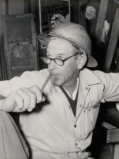 Sid Fogg - Sitting at a table