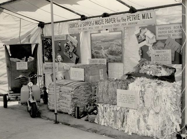 Waste Paper Display at show