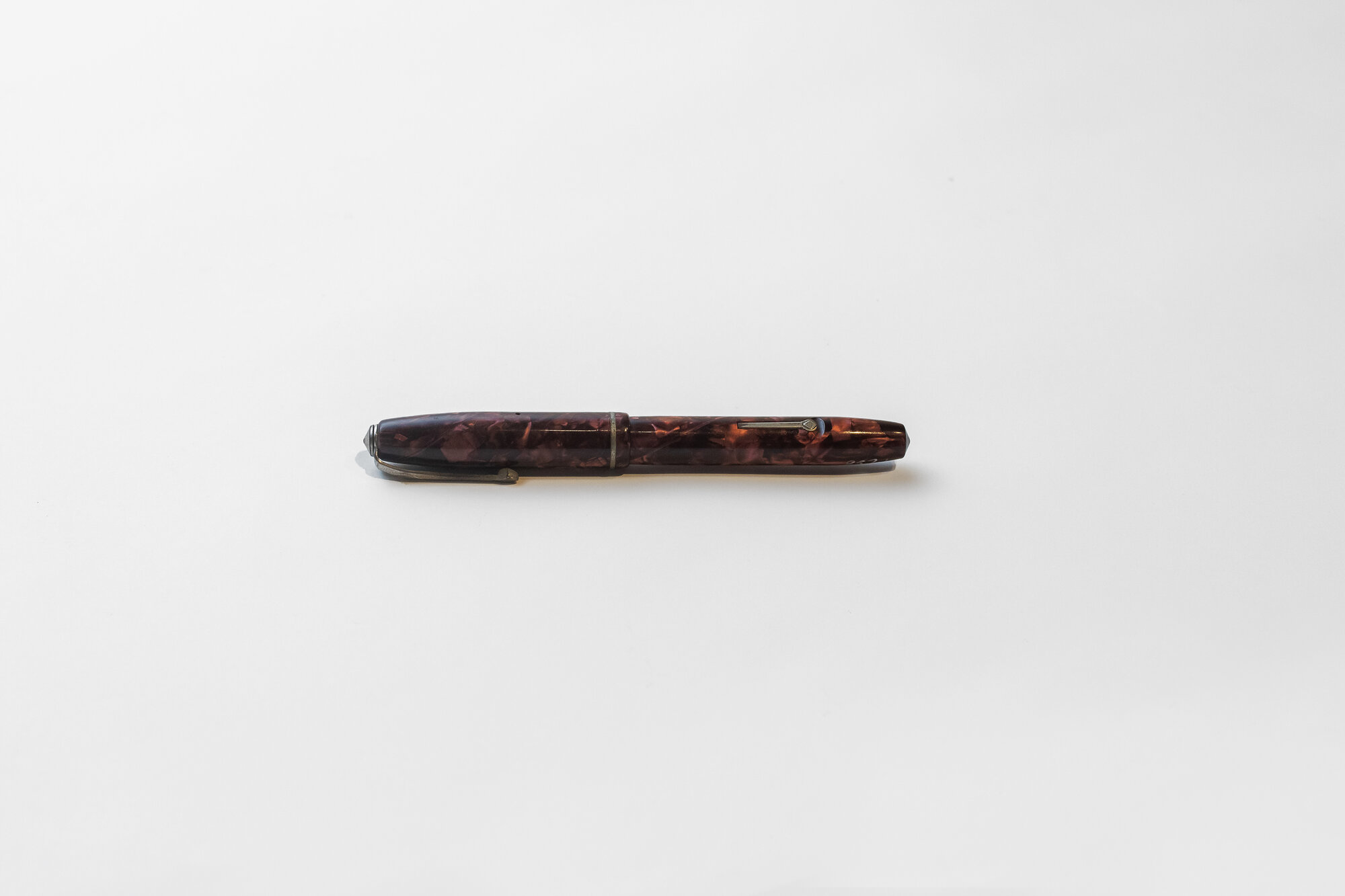 Fountain pen - Celluloid with 14ct gold nib