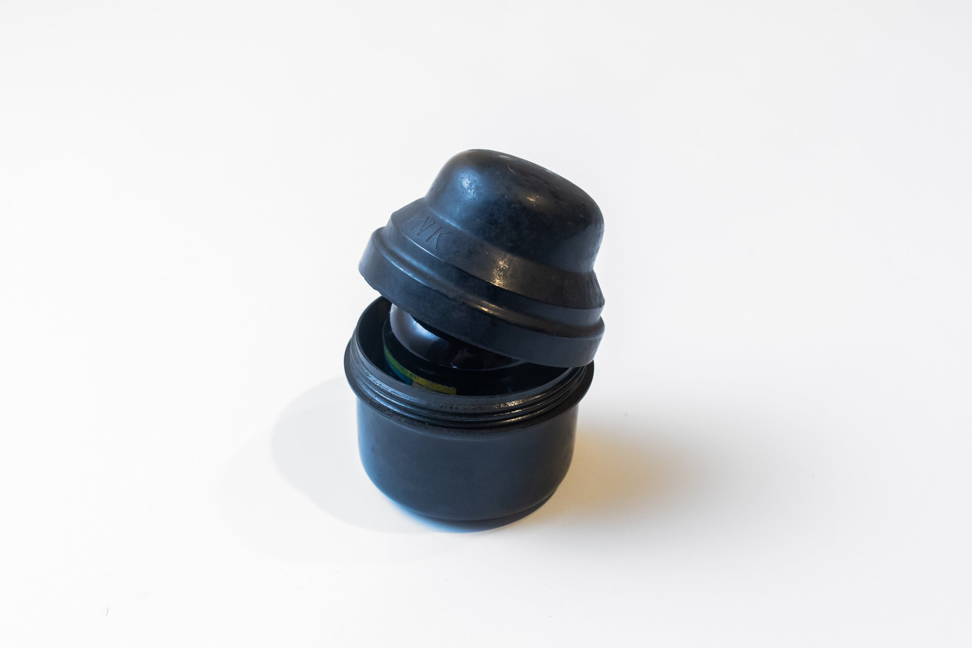 Swan Ink bottle in case - Bakelite