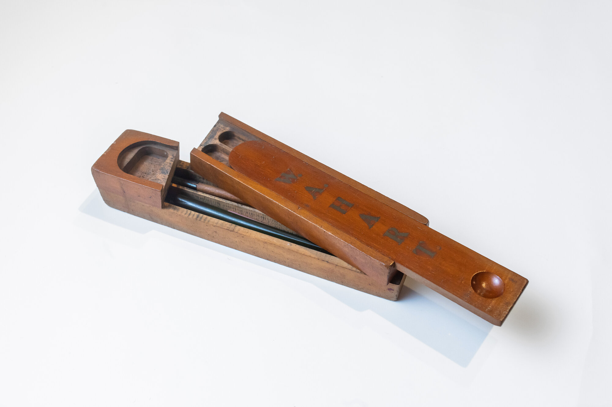 Wooden pencil case - handmade