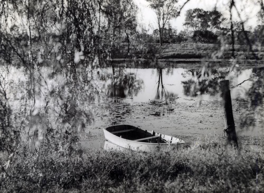 View of portion of the lagoon at the Normanby Distillery