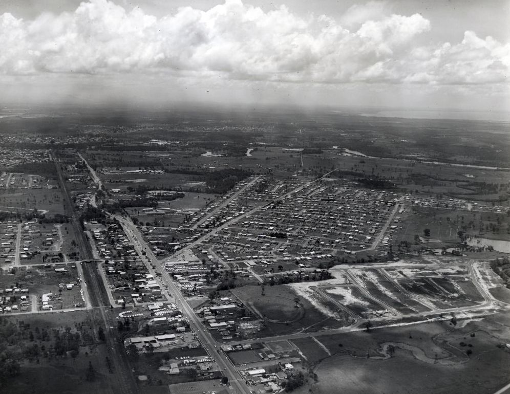 Early 1970s aerial photograph of Strathpine