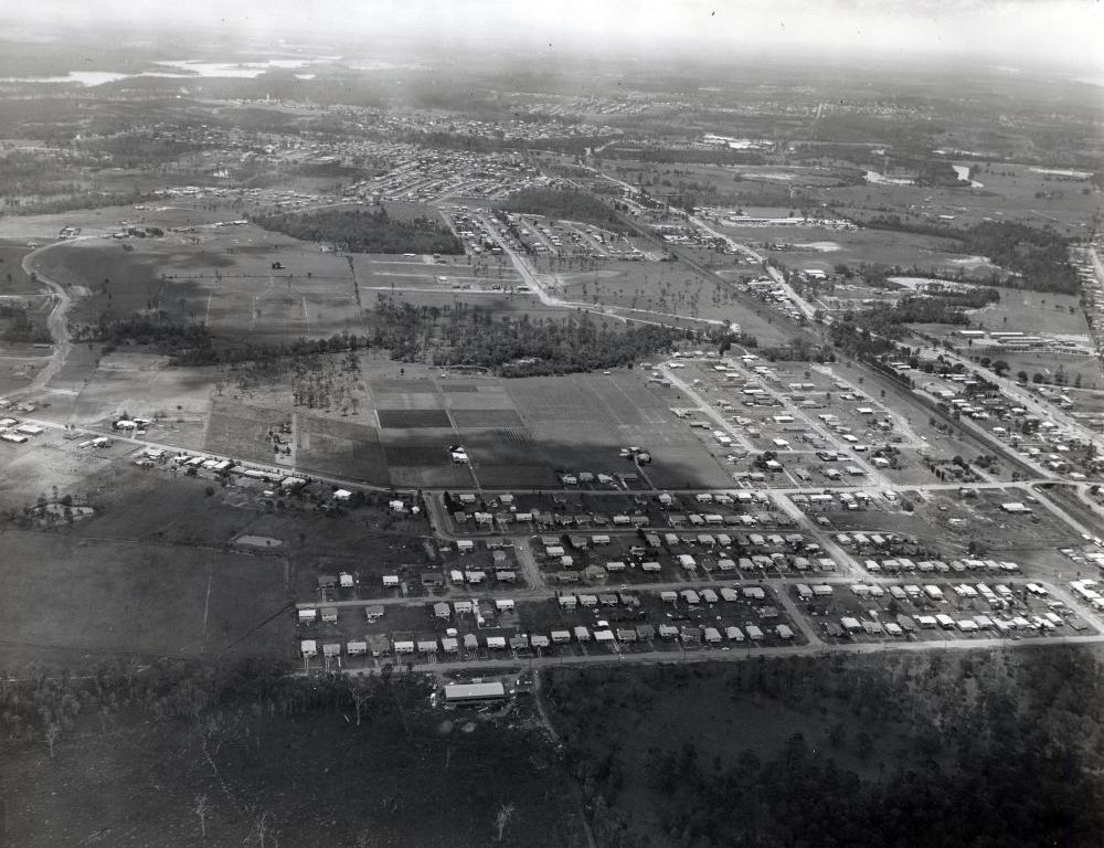 Early 1970s aerial photograph of Strathpine
