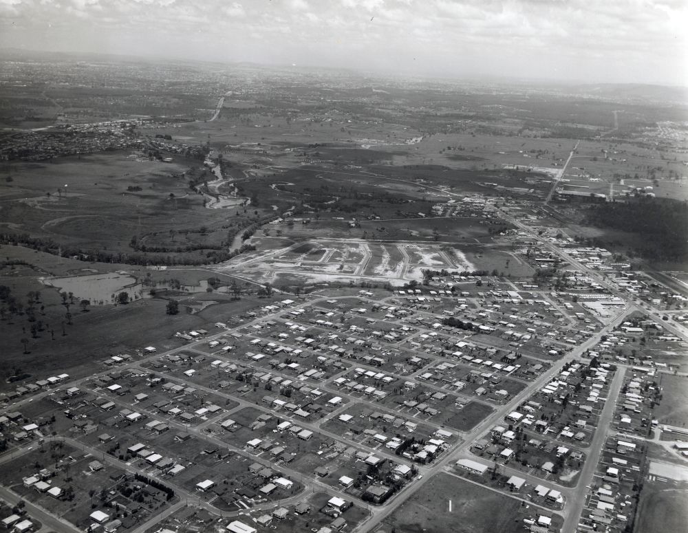 Early 1970s aerial photograph of Strathpine