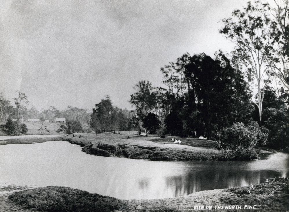 Early view along the North Pine River, ca. 1890