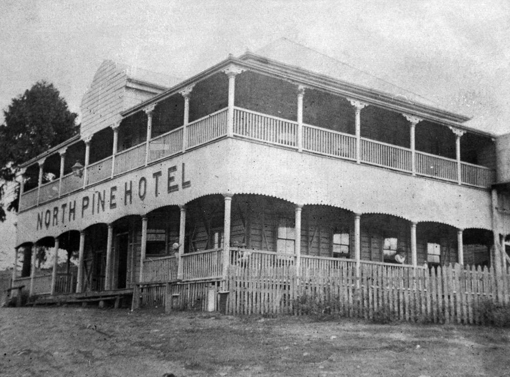 North Pine Hotel, North Pine (Petrie), 1906