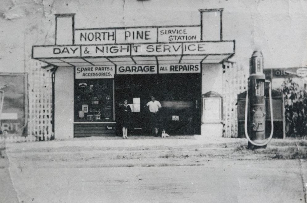North Pine Service Station at Petrie in February 1930