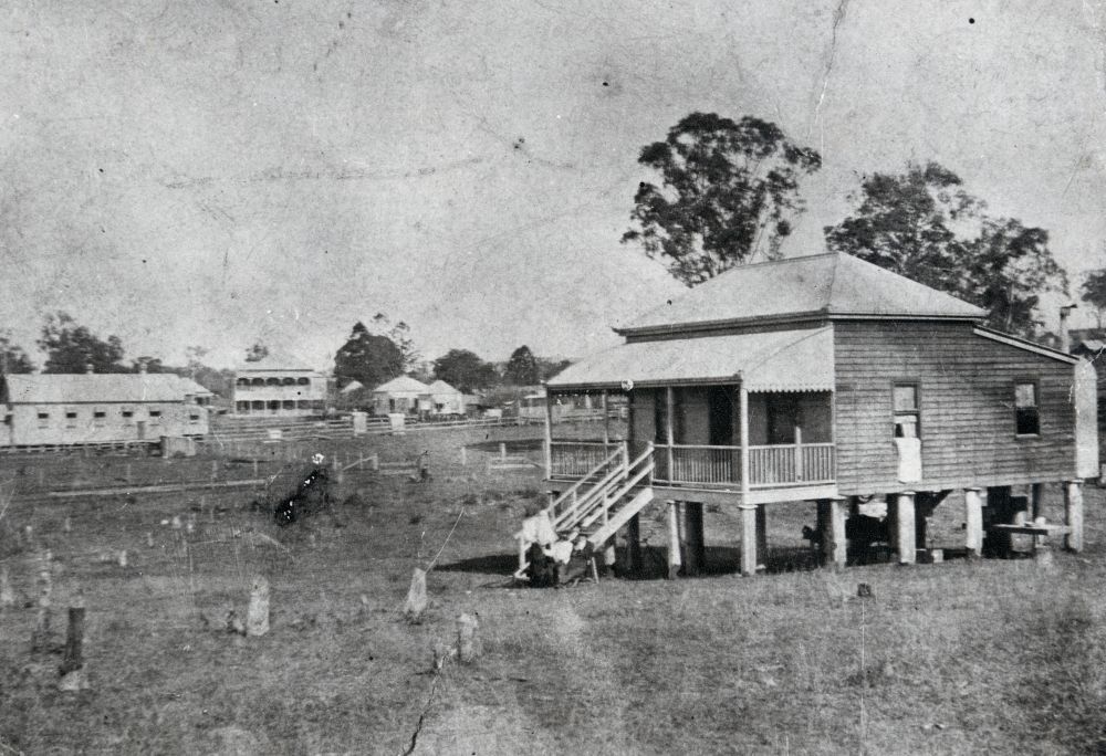 Herman/Hermann house in Reid Street North Pine (Petrie), ca. 1910