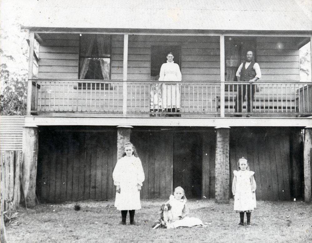 McLachlan's home and store in the Dixons Hill area, mid 1890s