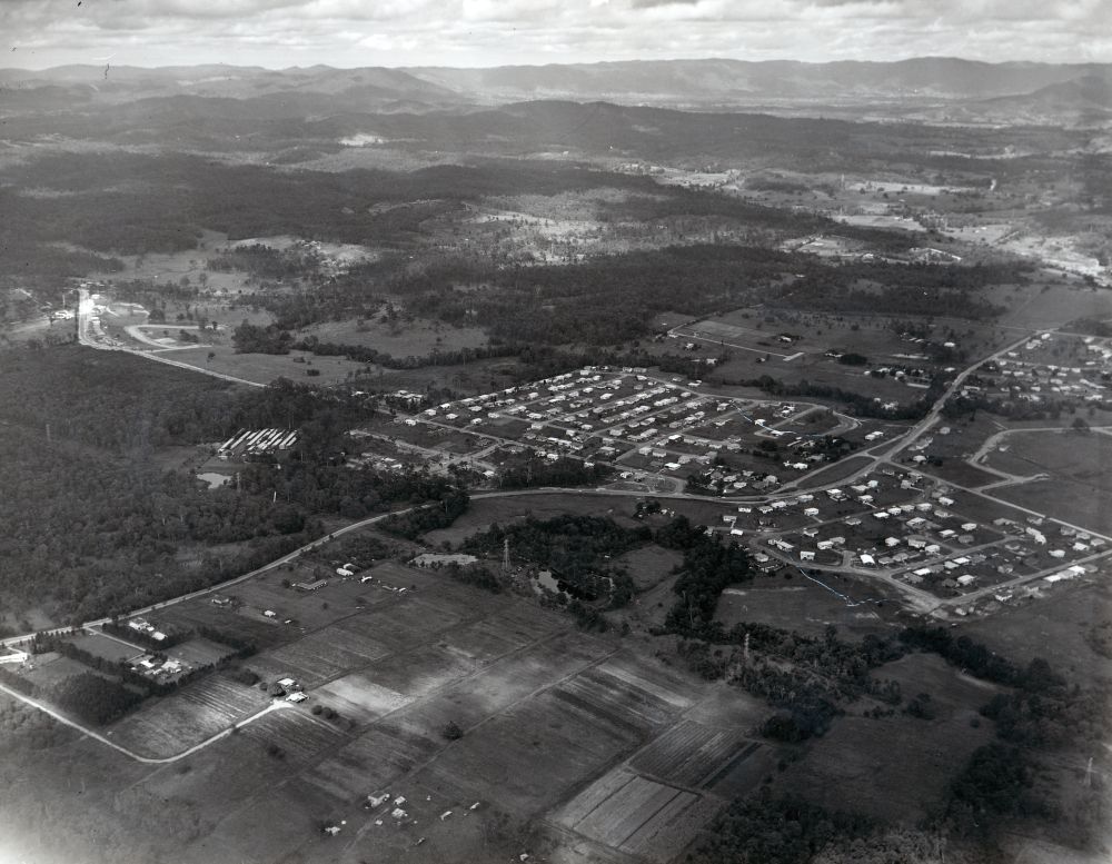 Aerial photograph of part of the Albany Creek area, 1971