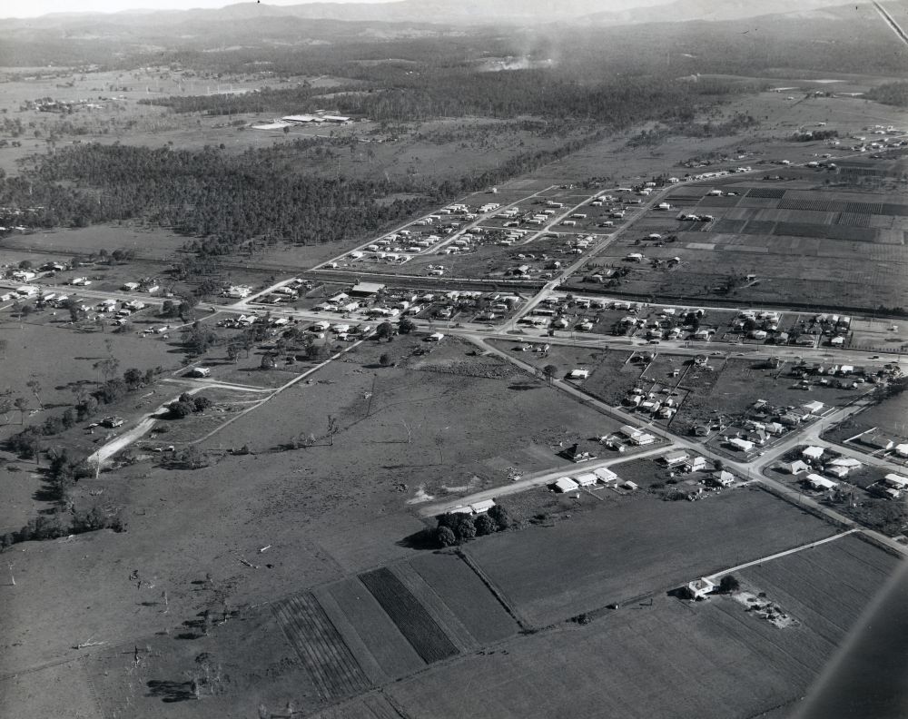 Aerial photograph looking southwest over Strathpine, 1965