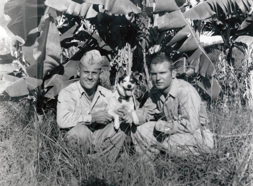 Two United States 1st Cavalry Division members near Camp Strathpine, 1943