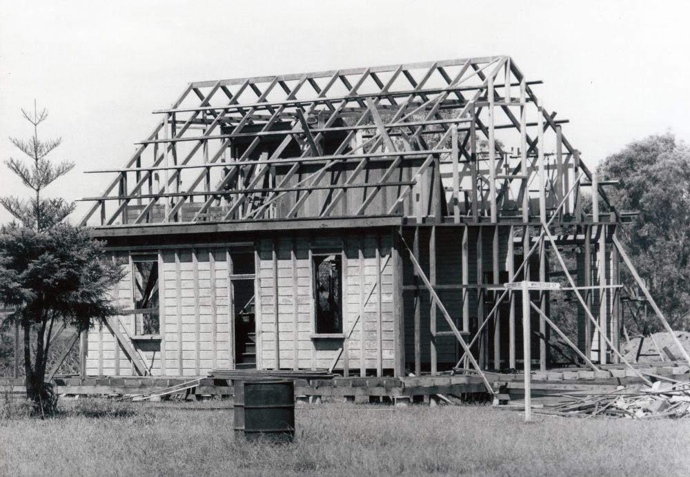Queensland National Bank under construction, North Pine Country Park
