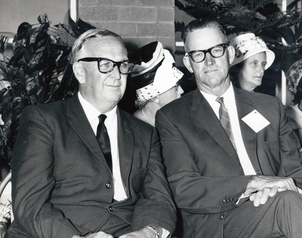 Official opening of the North Pine Water Supply Scheme at Petrie, 22 April 1961