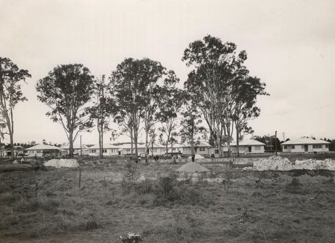 Mill housing under construction