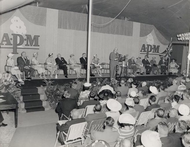 Opening Ceremony in December 1957
