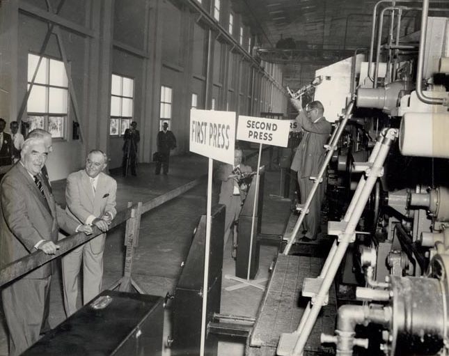 Official Opening Tour in December 1957