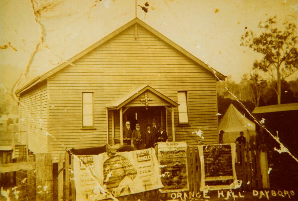 Orange Lodge Hall, Bradley Street Dayboro, ca. 1917