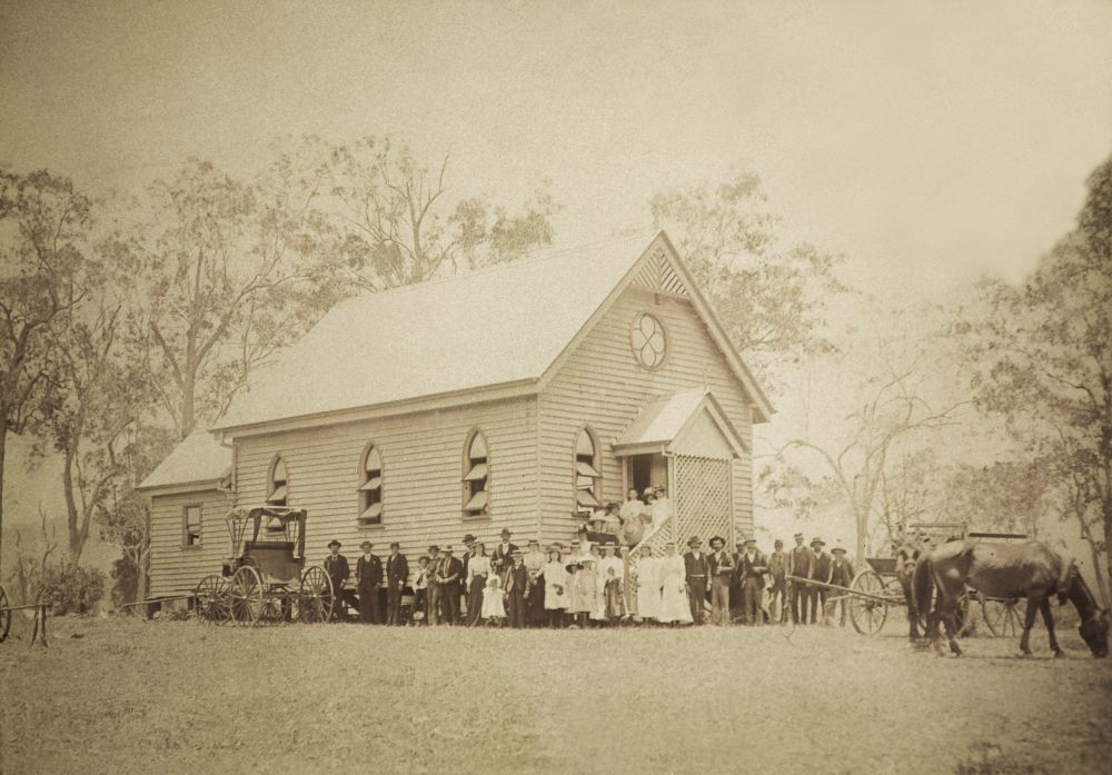 Official opening of St. Francis Xavier's Catholic Church, Terrors Creek (Dayboro), 11 September 1898