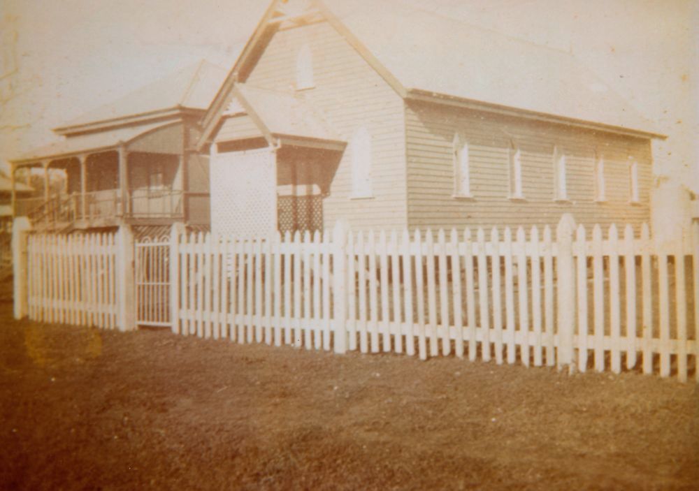 Presbyterian Church (now Uniting Church) and Post Office house, Williams Street Dayboro