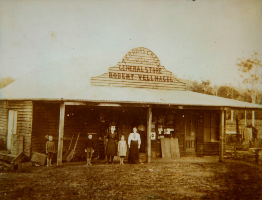 Robert Vellnagel's general store, Terrors Creek (now Dayboro), early 1900s