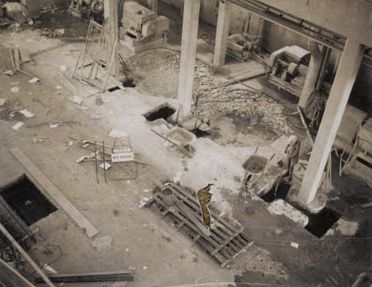 Holes for Screens floor Column footings 1973
