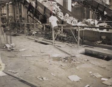 Holes for Screens Floor Column Footings. 1973
