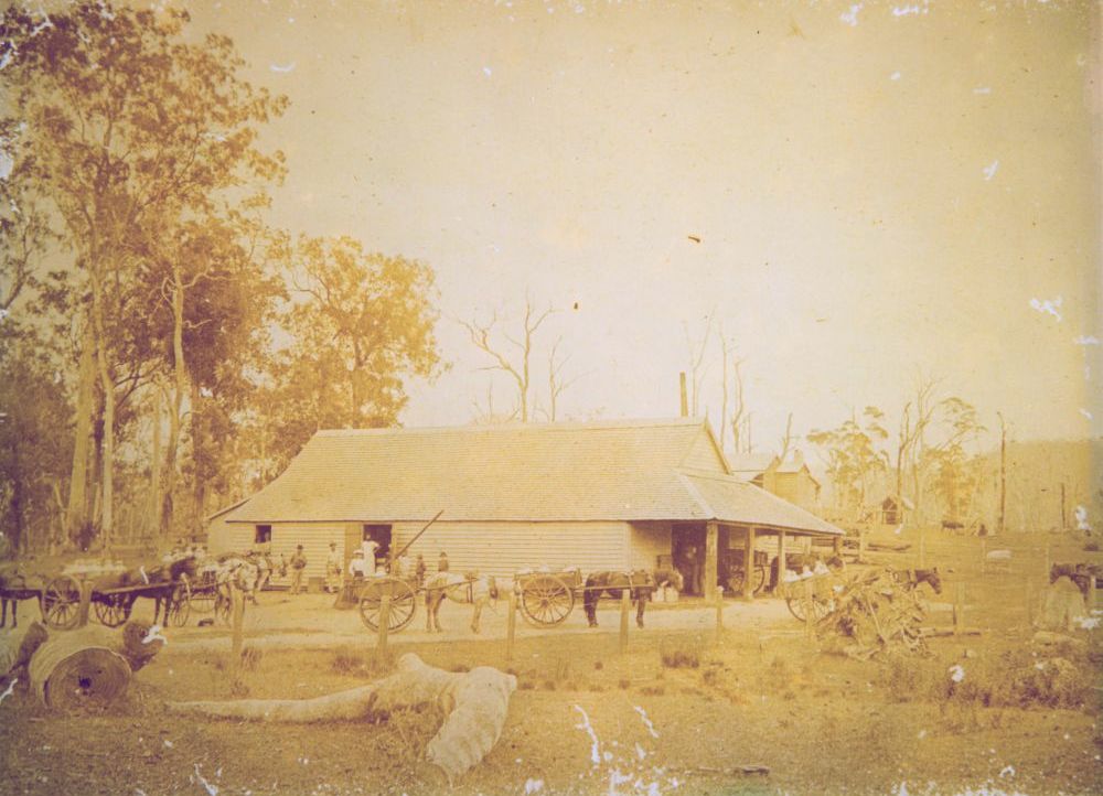 Butter factory at Samsonvale, late 1890s