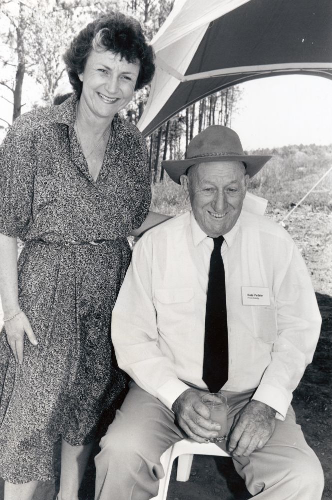 Rollo Petrie and Molly Robson (MLA and Minister for the Environment), ca. 1992