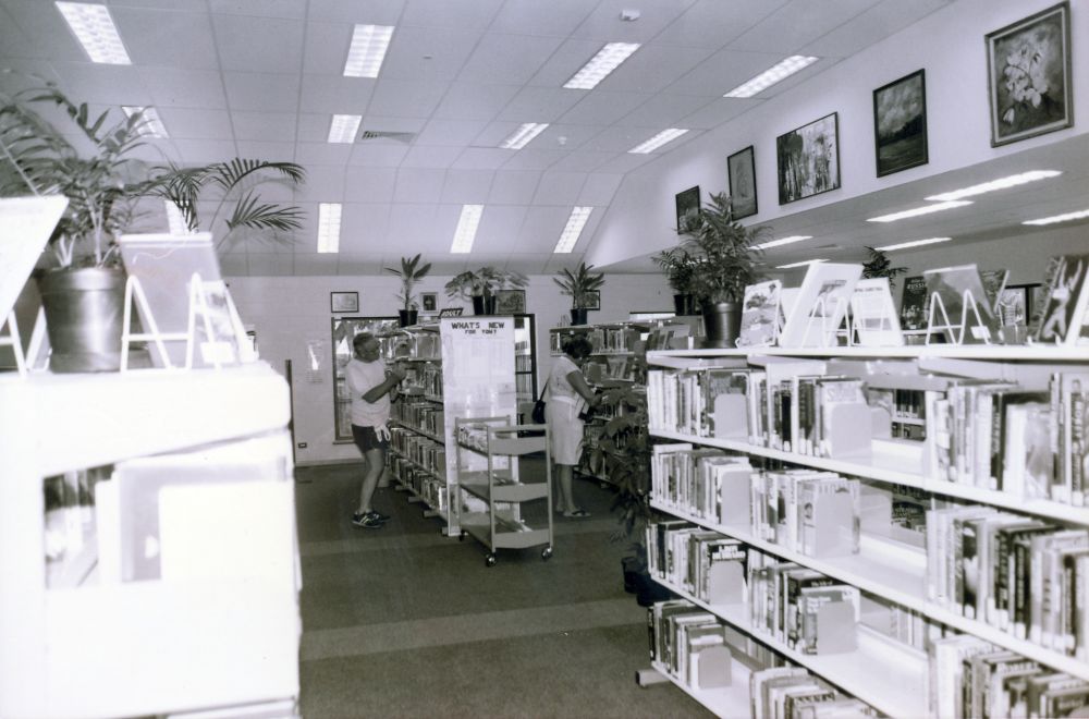Interior view of Kallangur Library, 1991