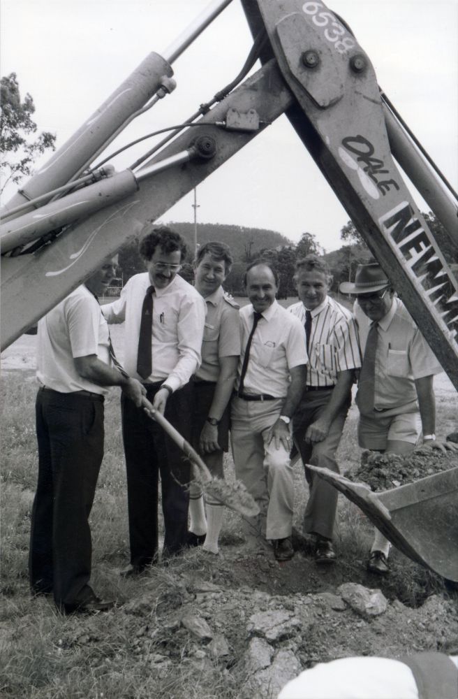 Construction of The Hills District Police Citizens Youth Club (PCYC) at Everton Hills, 1991